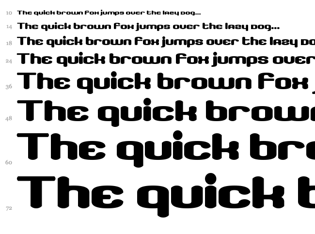 Dissolved Exchange font waterfall